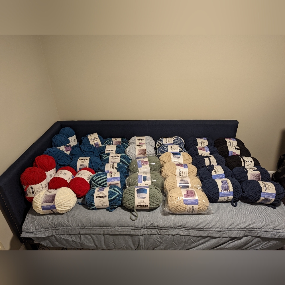 COPY - COPY - Bernat Blanket Extra Yarn - Indigo